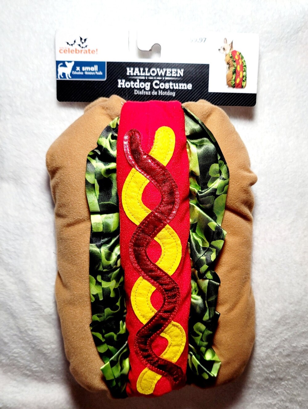 Hotdog Dog/ Cat Halloween Costume XS